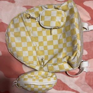 Checkered back back 3-1